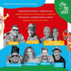 Alegria, boa música e diversão! Carlinhos Brown comanda a primeira edição do Carnavais em São Paulo