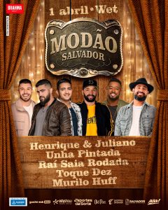 Henrique & Juliano retornam a Salvador para show especial no Modão